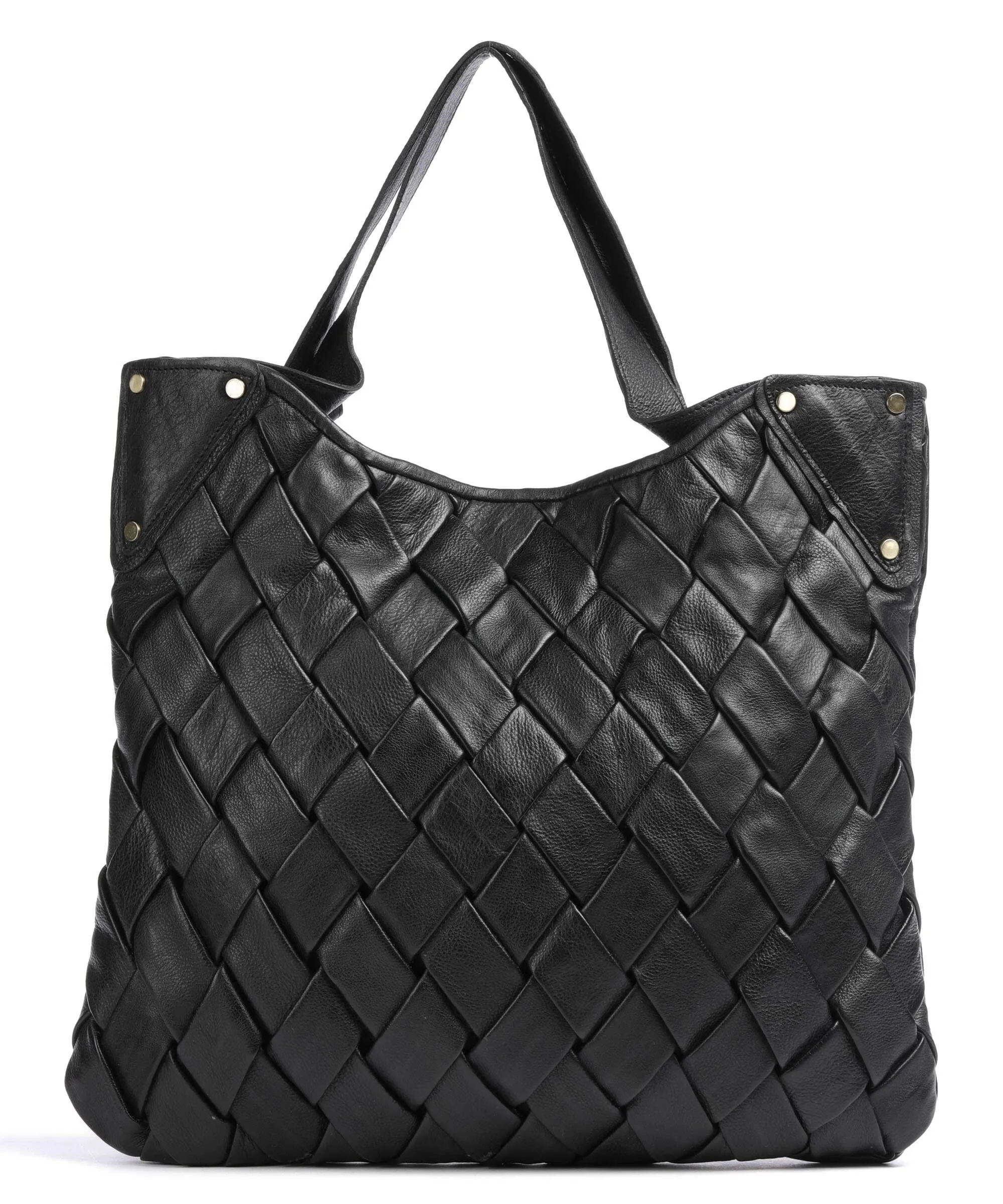  Taschendieb Wien Annagasse 1 Borsa shopper pelle di vacchetta grana nero  