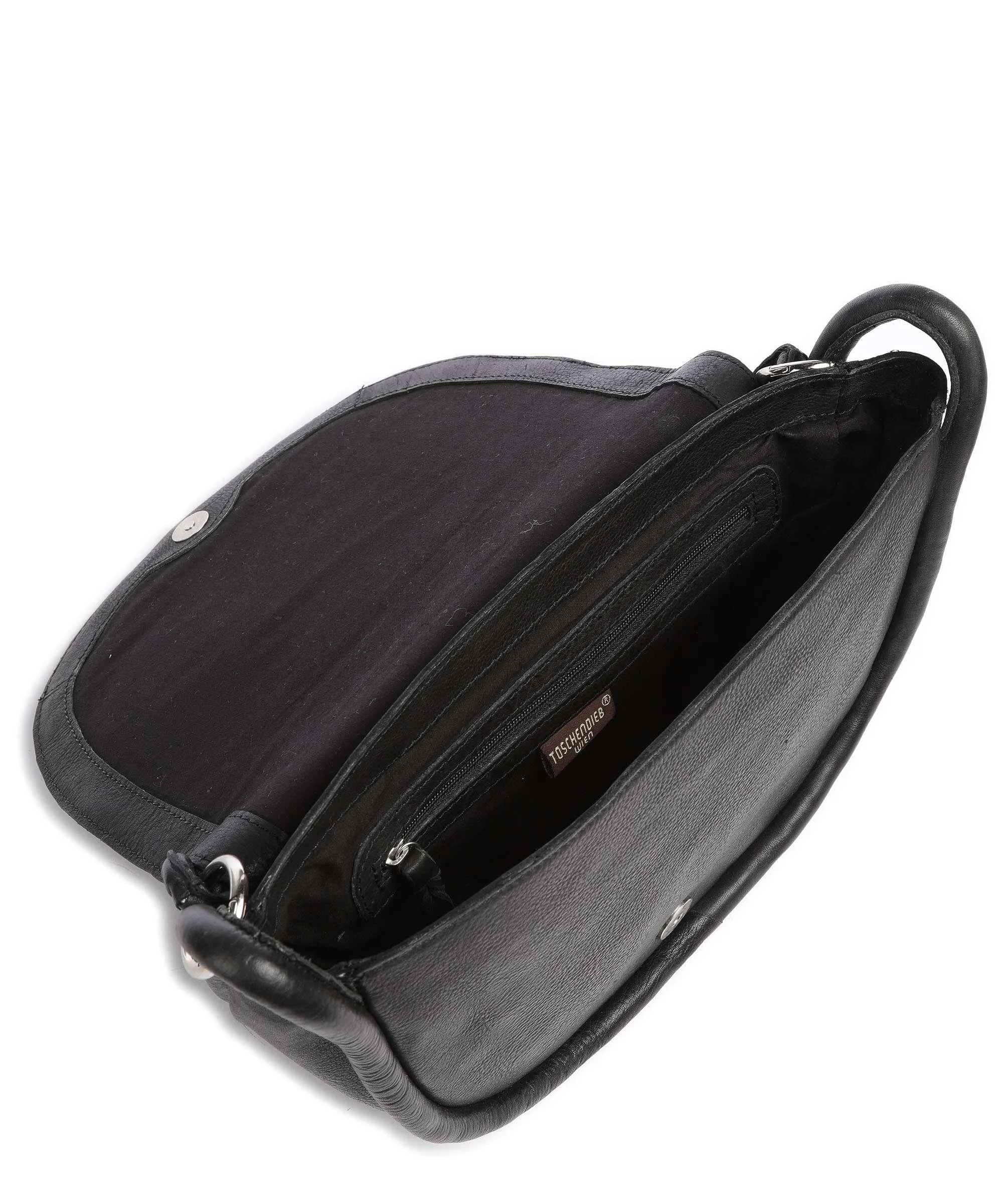 Taschendieb Wien Coburgbastei 3 Borsa a spalla pelle granulata nero  