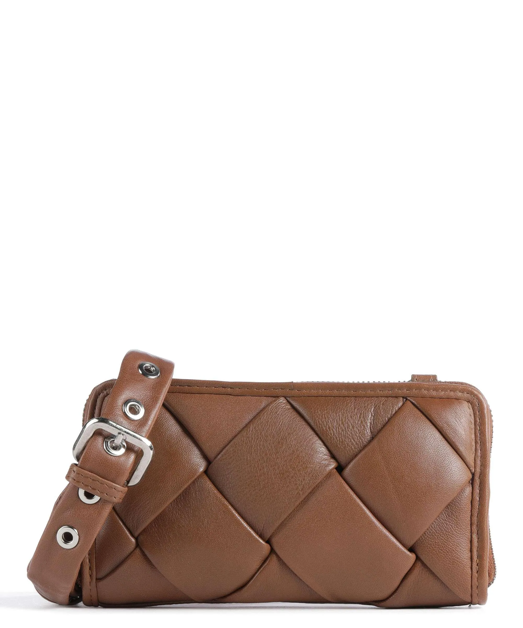  Taschendieb Wien Elisabethstrasse 6 Borsa a tracolla pelle di vacchetta finemente grana marrone  