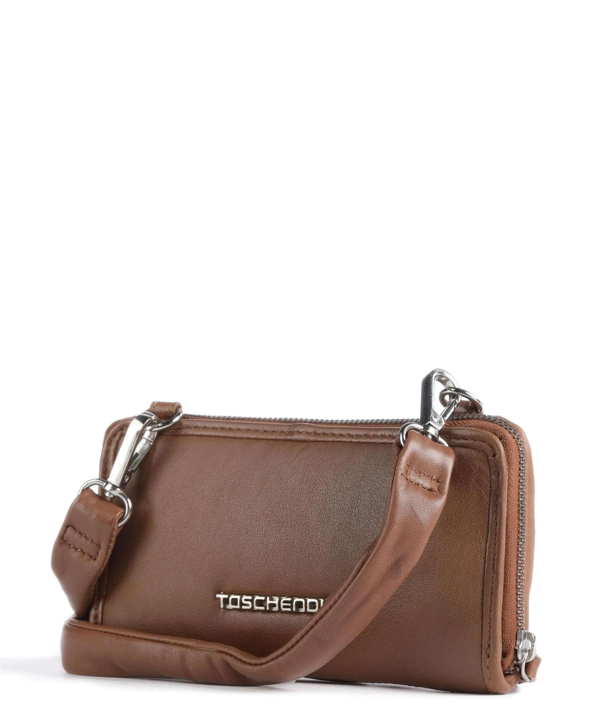  Taschendieb Wien Elisabethstrasse 6 Borsa a tracolla pelle di vacchetta finemente grana marrone  