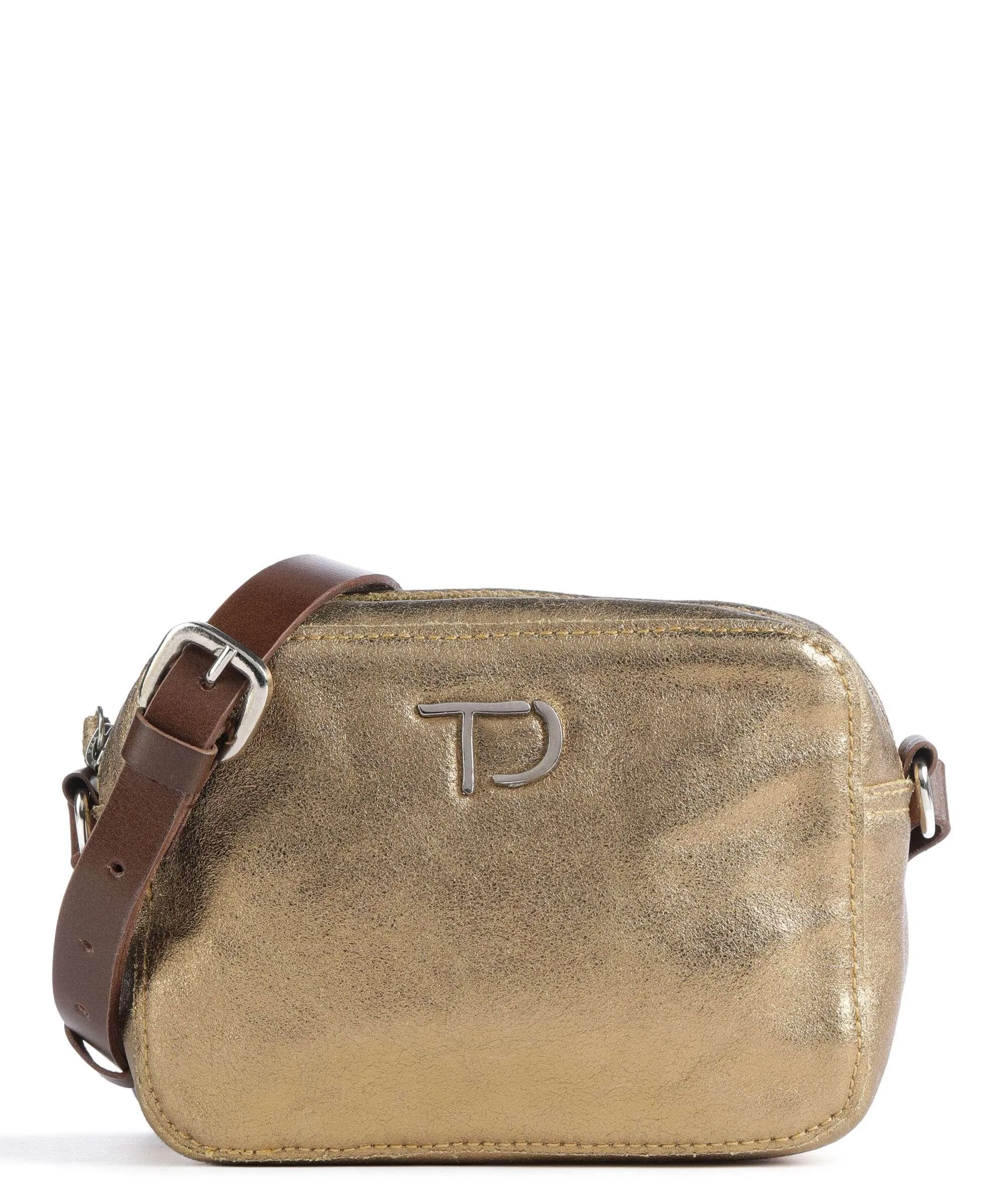  Taschendieb Wien Goldmarktplatz 4 Borsa a tracolla pelle granulata oro  