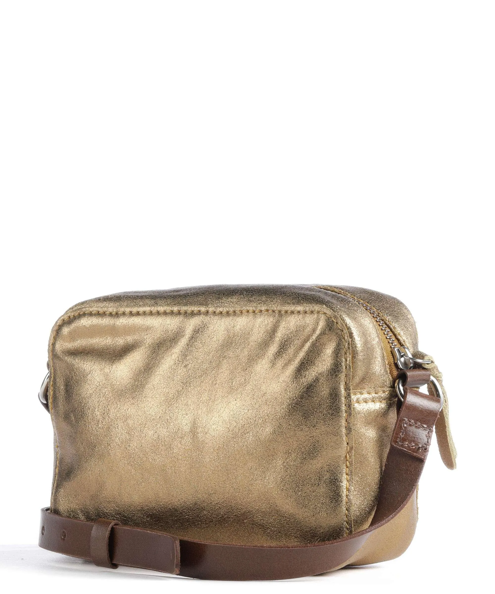  Taschendieb Wien Goldmarktplatz 4 Borsa a tracolla pelle granulata oro  