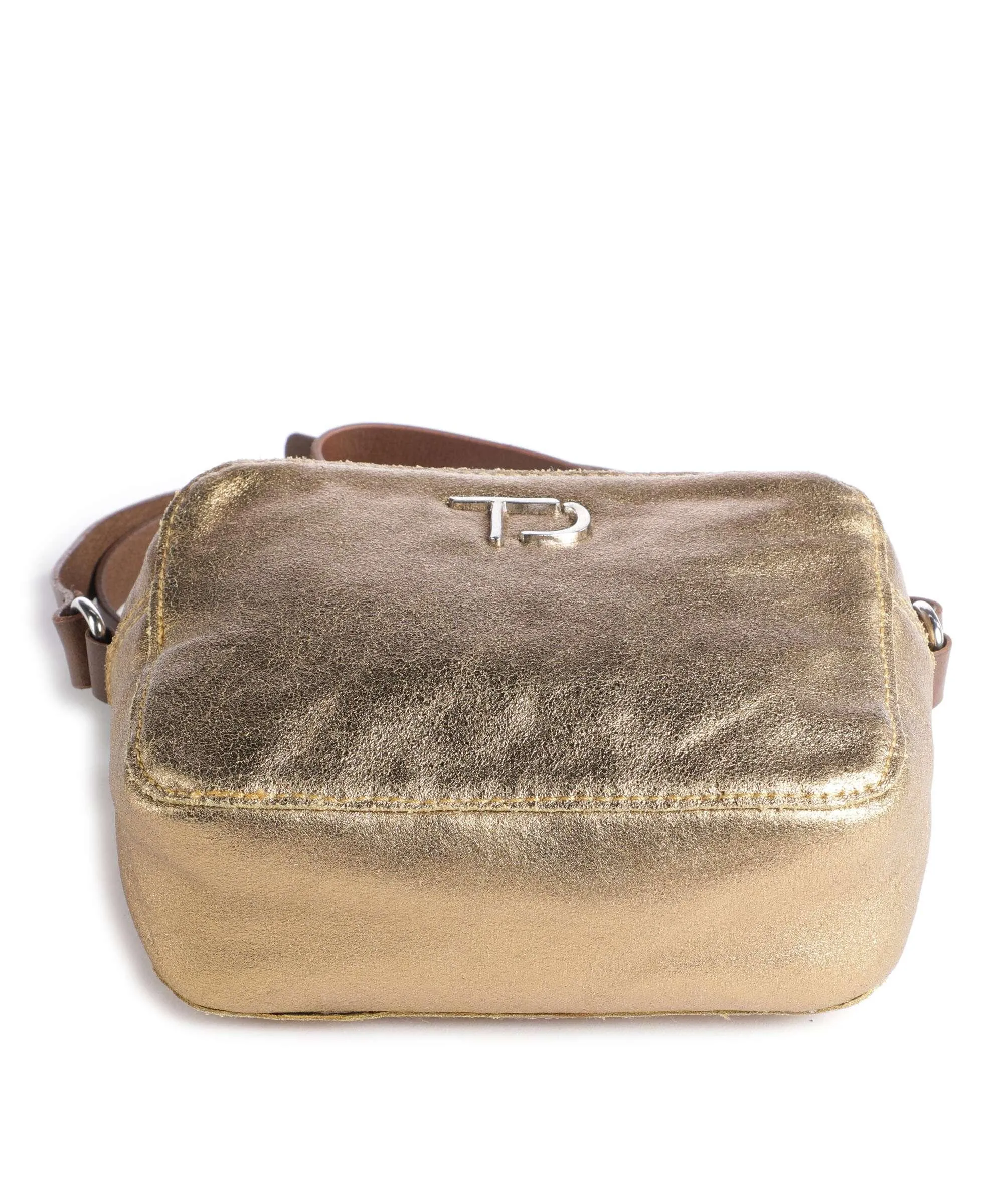  Taschendieb Wien Goldmarktplatz 4 Borsa a tracolla pelle granulata oro  