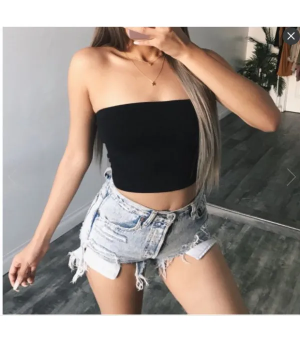 Top corto fascia