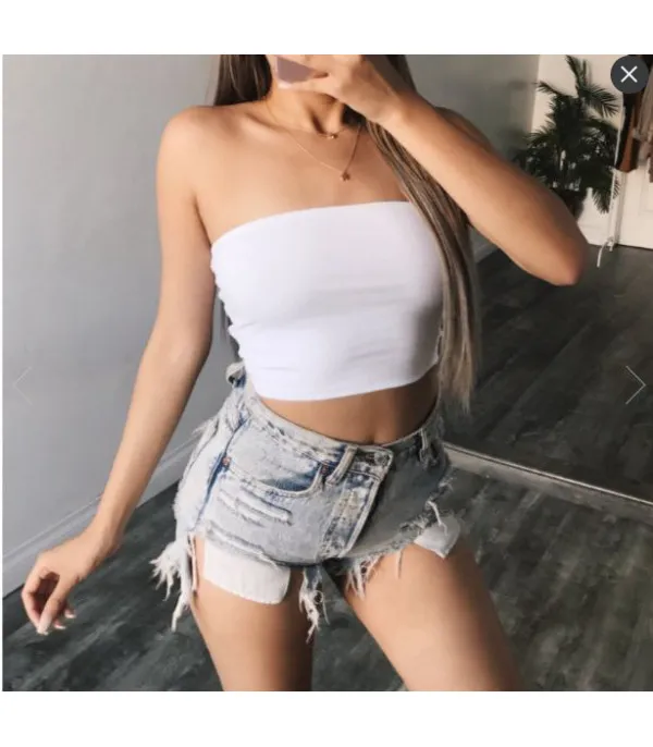 Top corto fascia