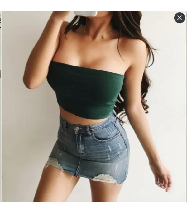 Top corto fascia