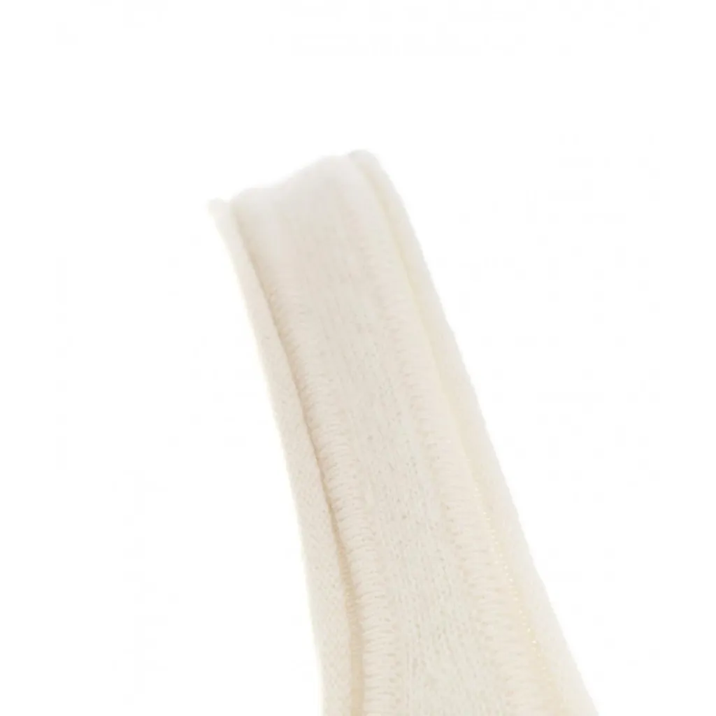 Top cropped in cashmere avorio