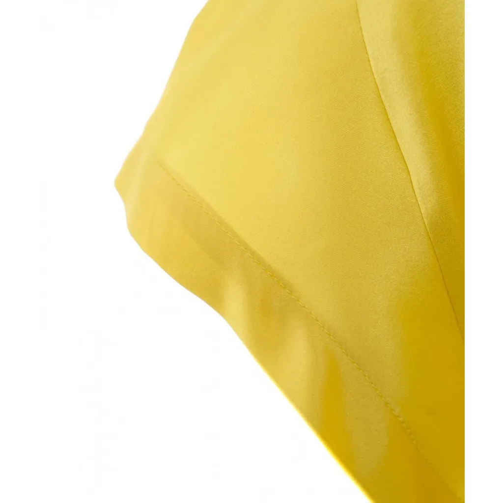 Top in seta Farida giallo